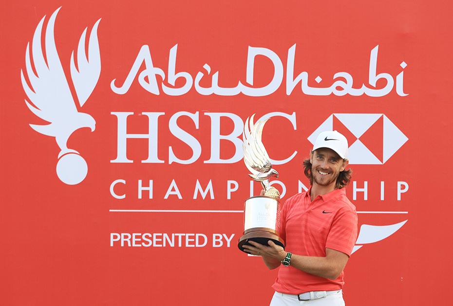Tommy Fleetwood gewinnt die Abu Dhabi HSBC Champions 2018