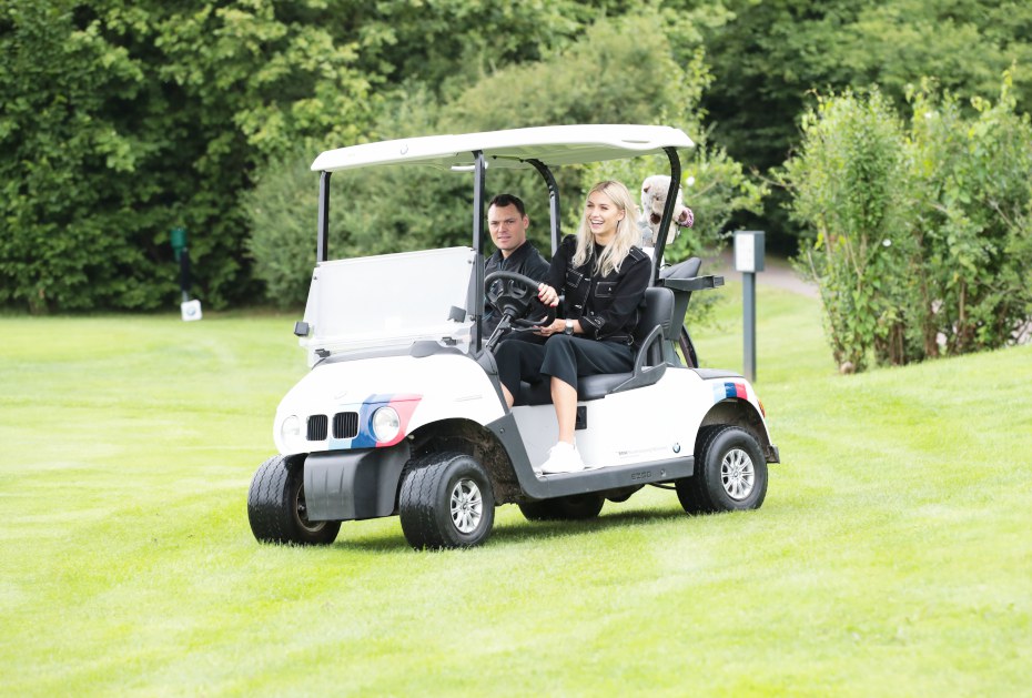 Martin Kaymer und Model Lena Gercke