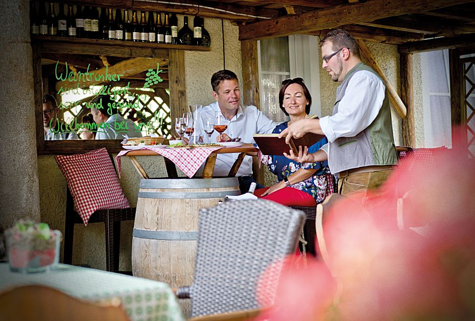 Ortner's Lindenhof: Gemütliches Beisammensein in der "Weinpress"