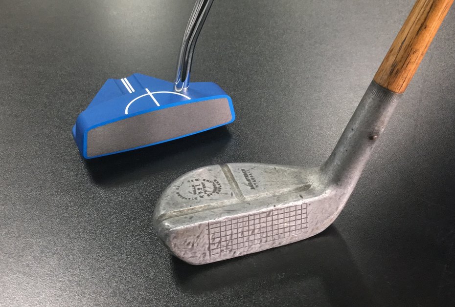 SELTEN UND KURIOS Wiestaw Kramski stellt mehr als 320 Putter-Modelle aus 140 Jahren Golfgeschichte aus