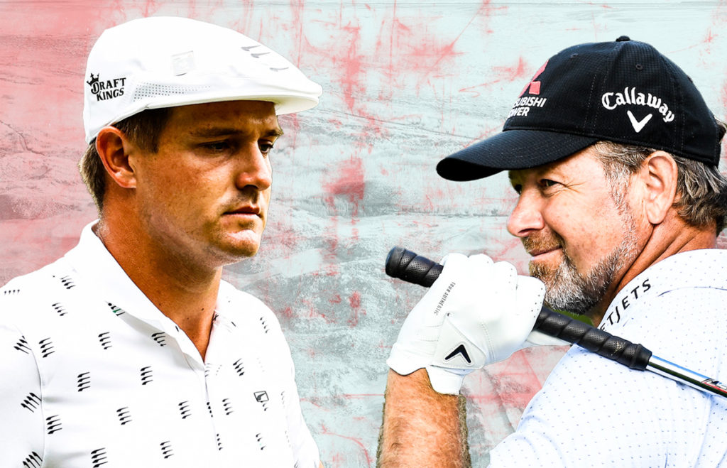 Bryson DeChambeau und Retief Goosen