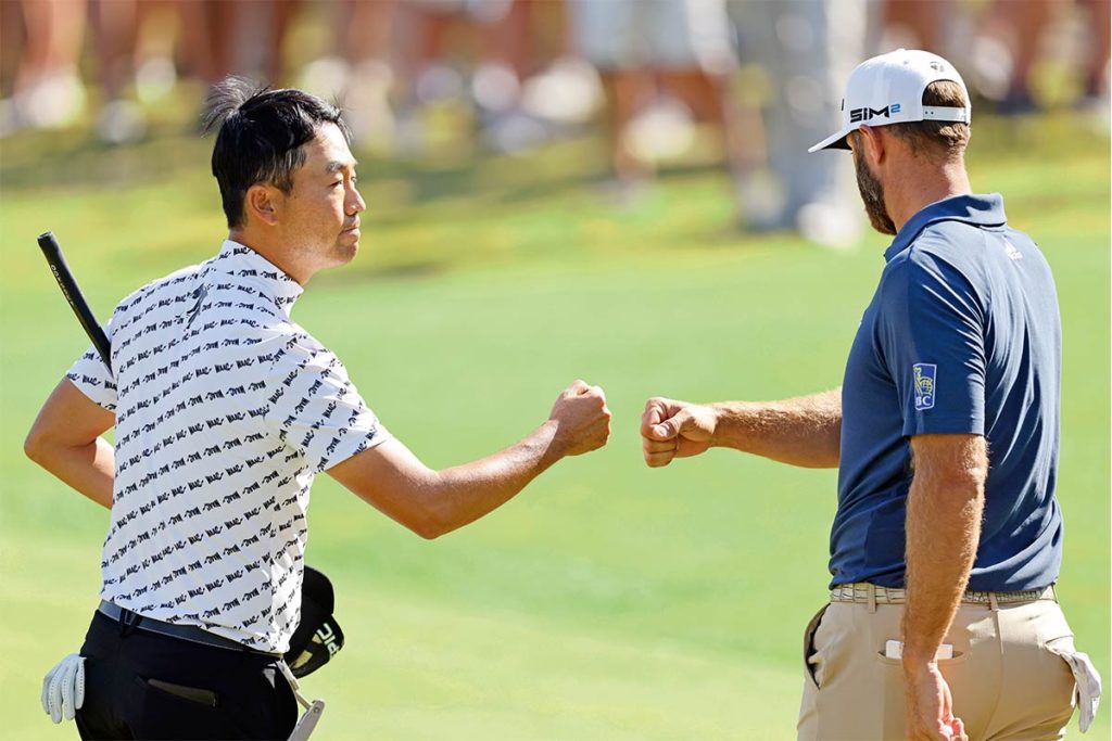 Kevin Na und Dustin Johnson