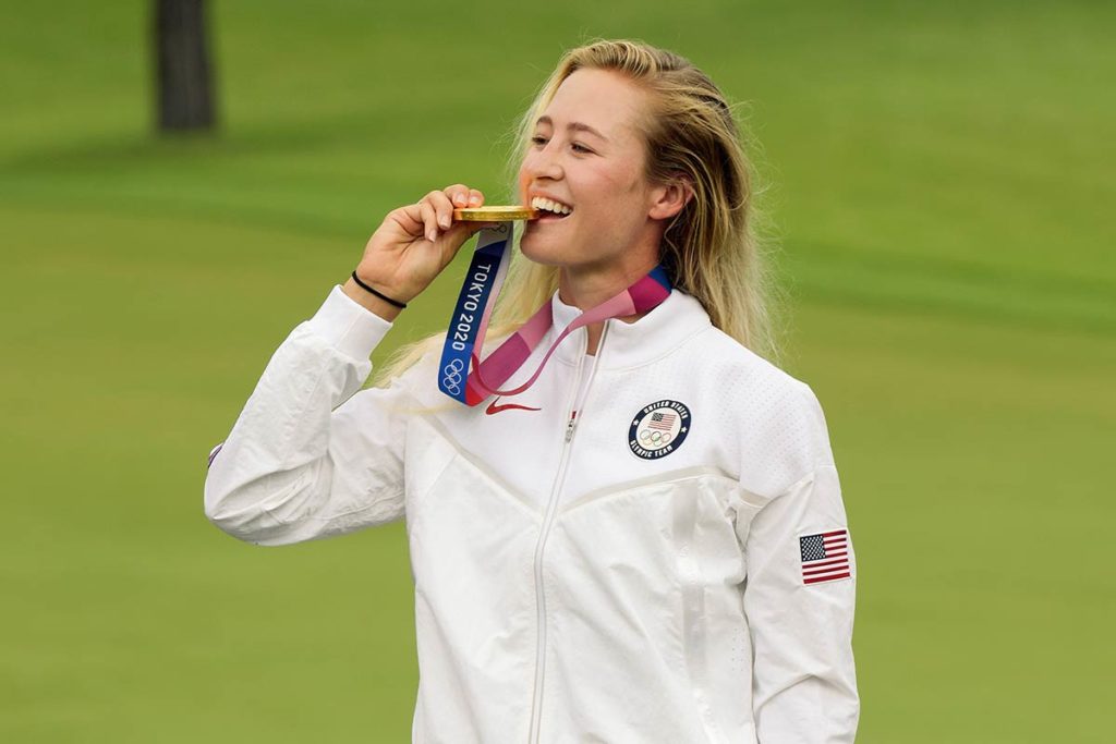 Nelly Korda holt Gold bei den Olympischen Spielen 2021 in Tokio