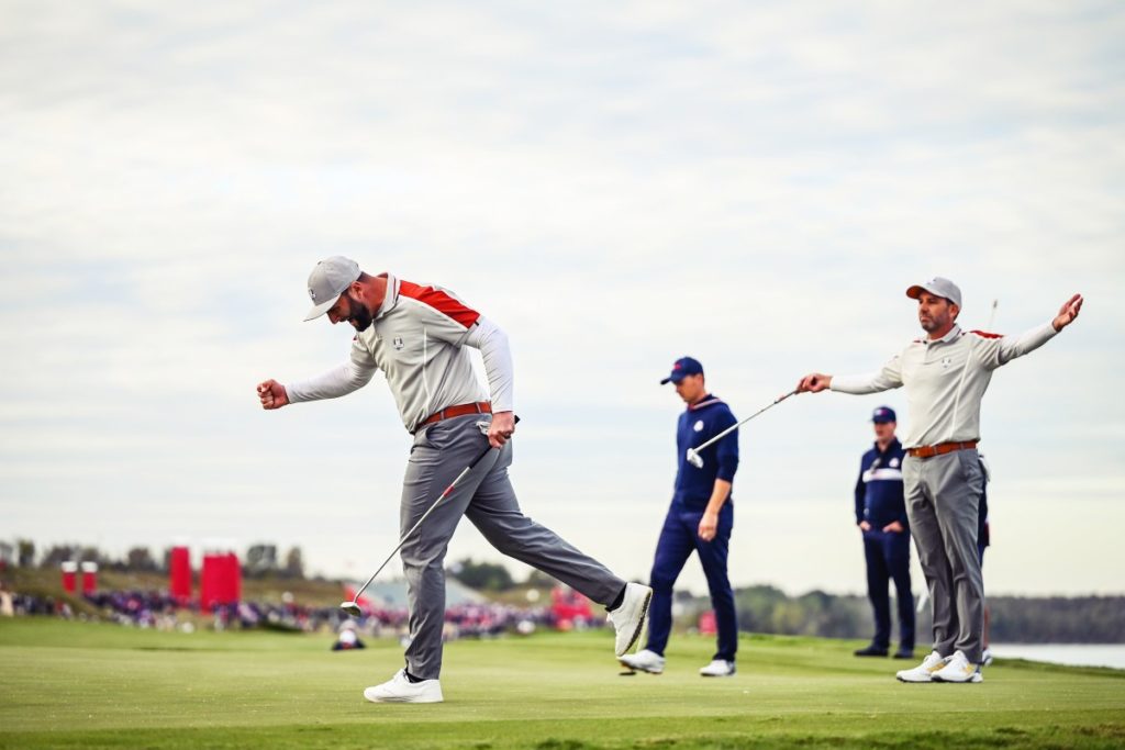 Jon Rahm und Sergio Garcia