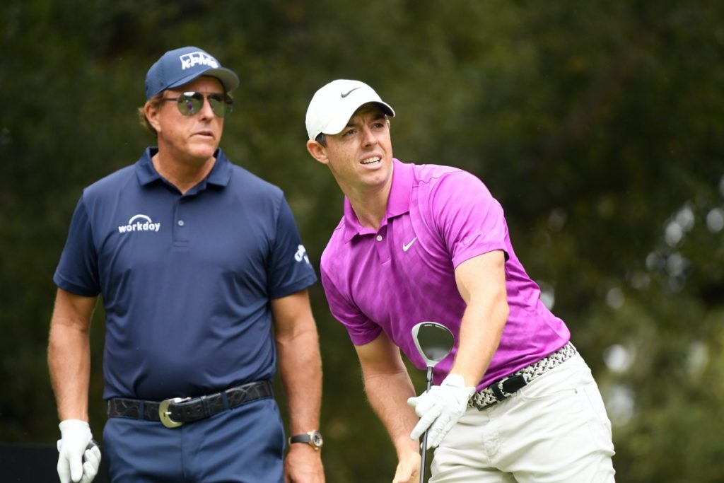 Phil Mickelson und Rory McIlroy