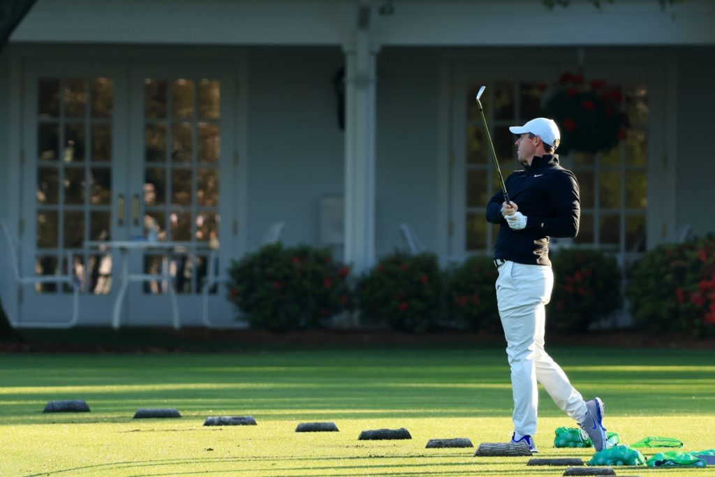 Rory McIlroy beim Training