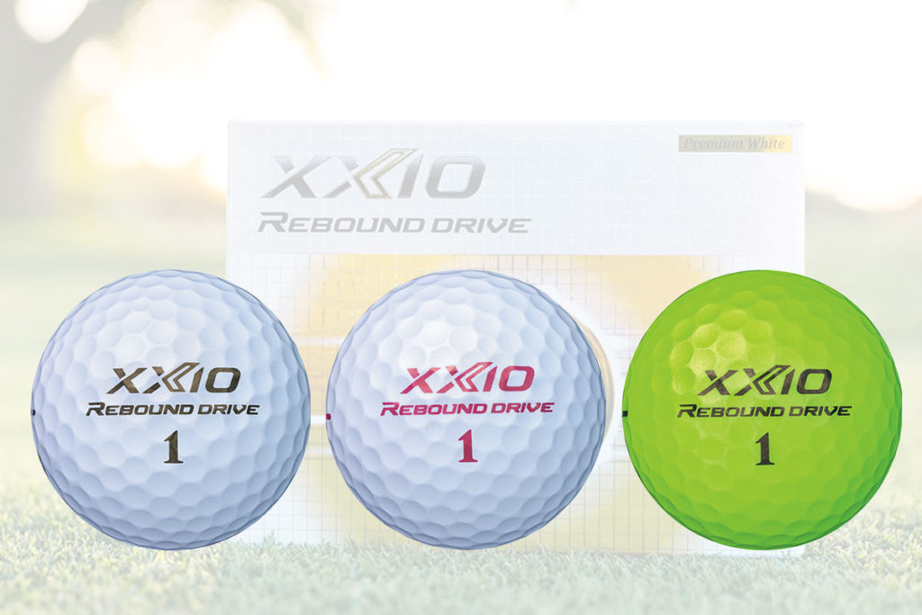 Ein Blick auf die Farboptionen des XXIO Rebound Drive Golfball