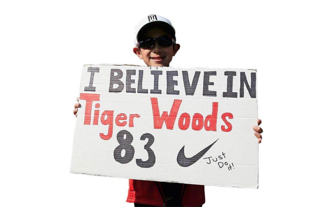 "I believe in Tiger Woods": Die Fans stehen hinter ihrem Idol
