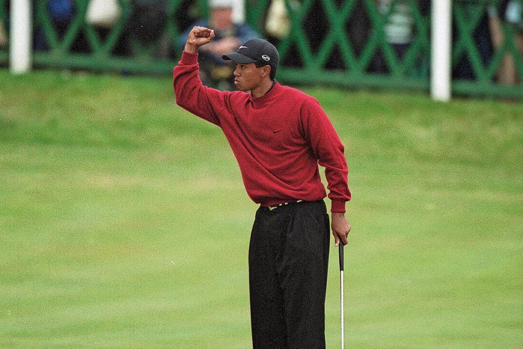Open Championship 2000: Tiger gewinnt ohne einen Schlag aus dem Bunker