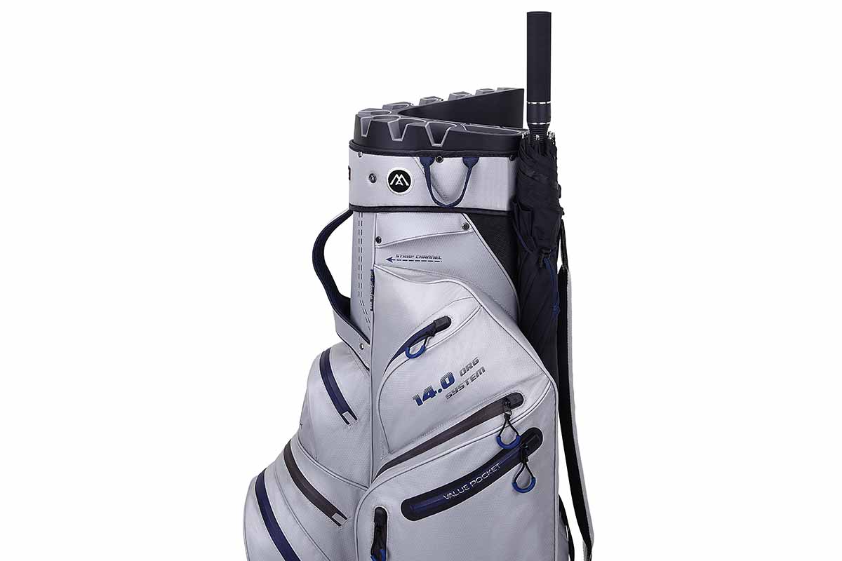 BIG MAX DRI LITE Silencio 2 Golfbag: Inklusive Dual Regenschirmhalterung