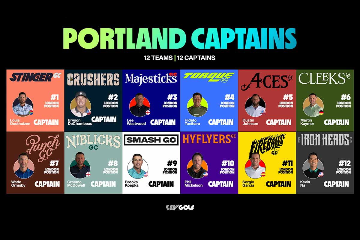 LIV Golf Portland 2022: Die Captains