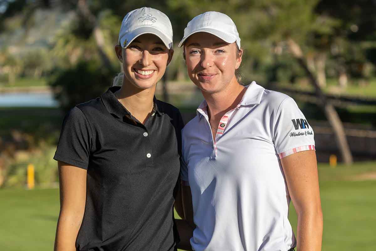 Alexandra Försterling und Polly Mack spielen im kommenden Jahr auf der LPGA Tour (Foto: Tristan Jones/LET)