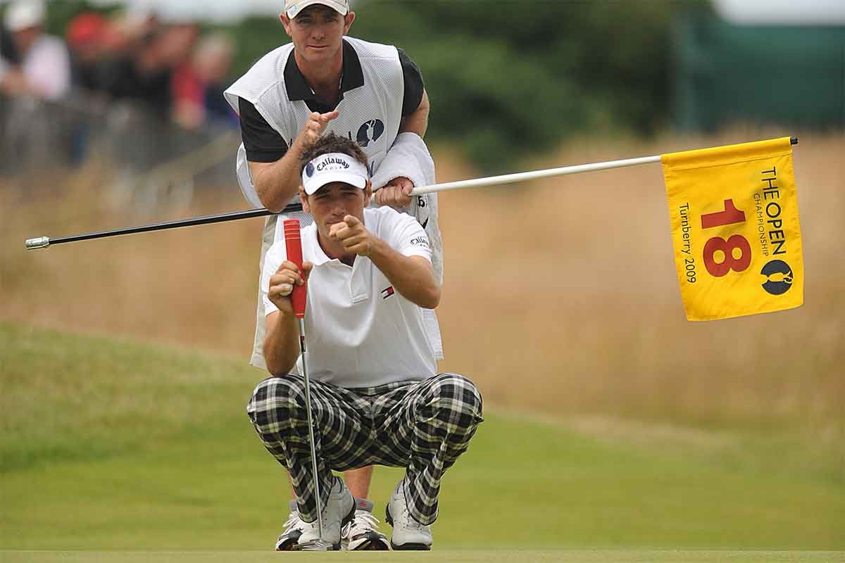 Nick Dougherty bei der Open Championship 2009 in Turnberry (Foto: picture-alliance)