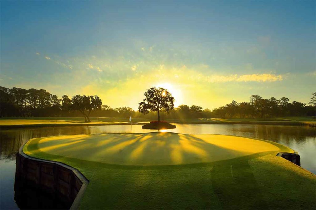 TPC Sawgrass, 17. Grün des Stadium Course