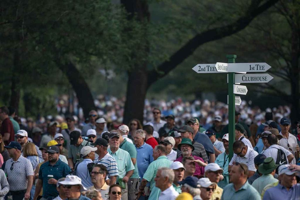 Die Massen beim 87. Masters (Foto: Augusta National)