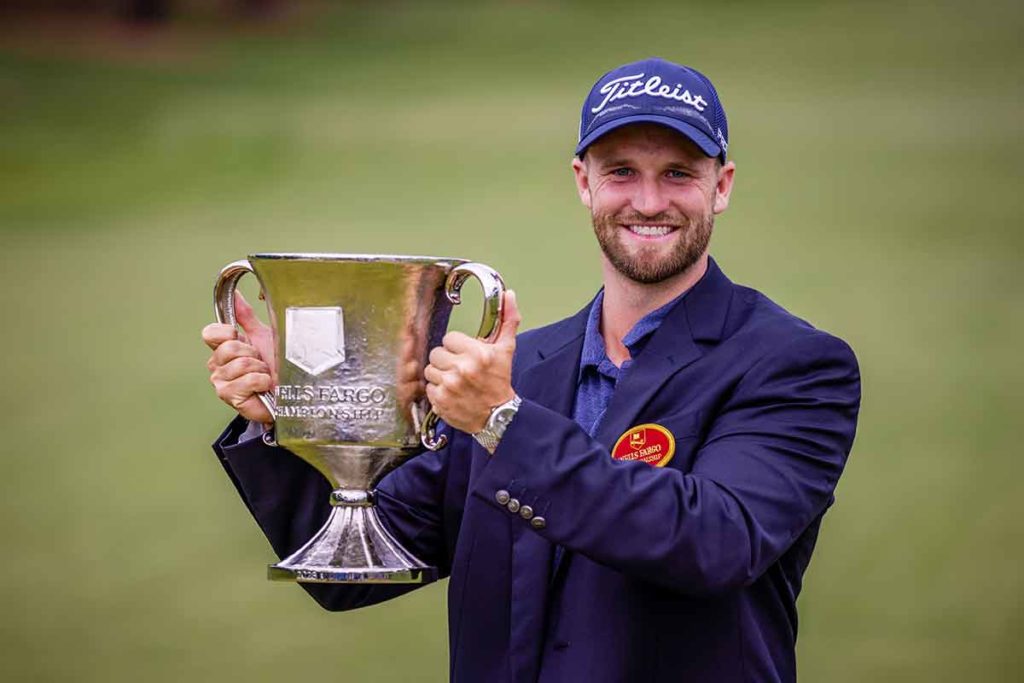 Holt bei der Wells Fargo Championship seinen ersten Titel auf der PGA Tour: Wyndham Clark (Foto: picture-alliance)