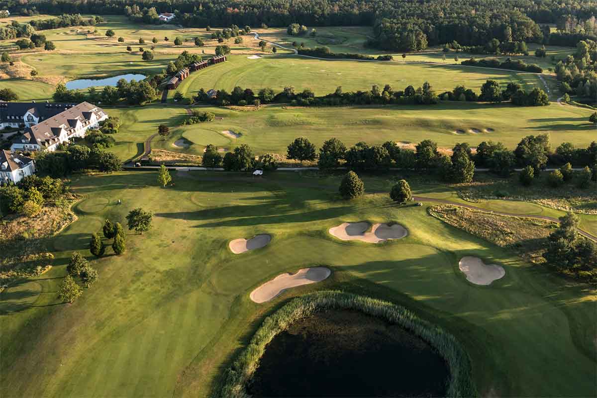 Austragungsort des Amundi German Masters: Der Südplatz des Golf & Country Club Seddiner See