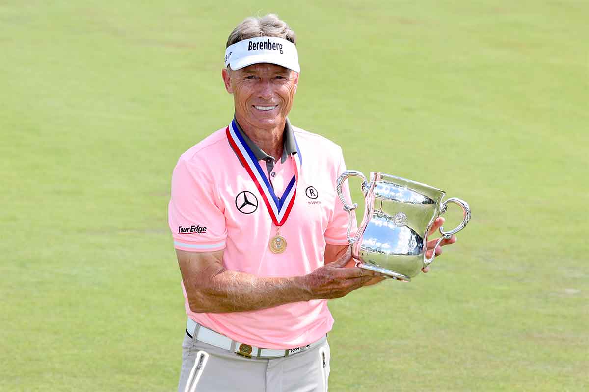 Bernhard Langer gewinnt die 43. U.S. Senior Open 2023 und bricht damit Hale Irwins All-time-record auf der PGA Tour Champions (Foto: USGA)