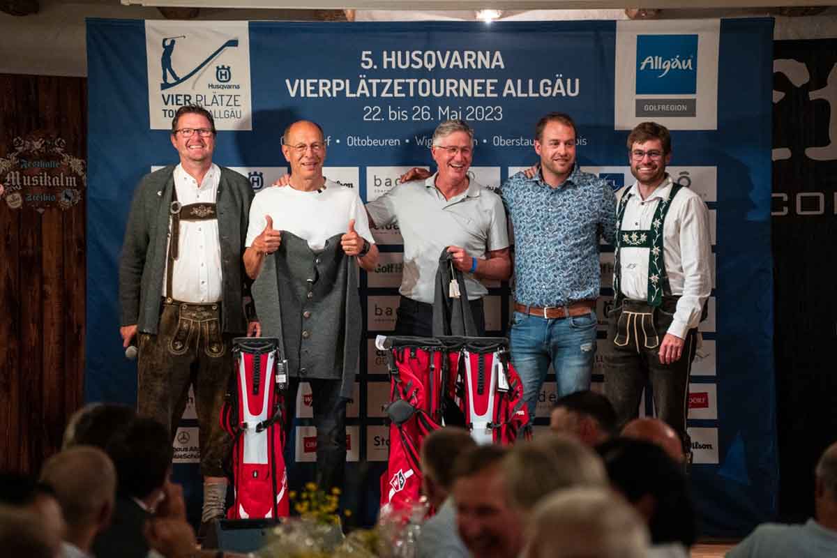 Vierplätzetournee Allgäu 2023: Das Siegerteam 2023: Die "Dettinger Goißköpf"