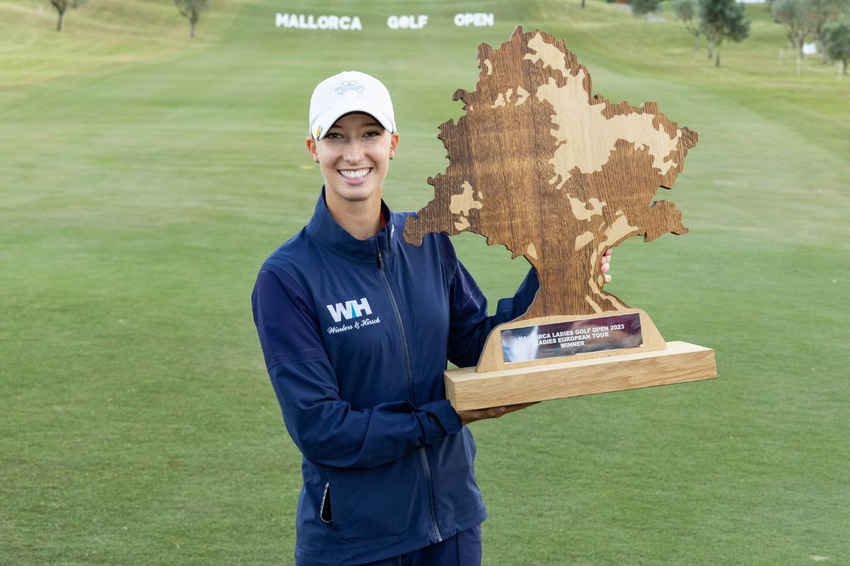 Alexandra Försterling gewinnt die Mallorca Ladies Golf Open 2023 (Foto: Ladies European Tour).