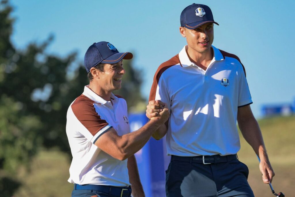 Viktor Hovland und Ludvig Åberg sagten der LIV Golf Tour ab (Foto: Picture Alliance).