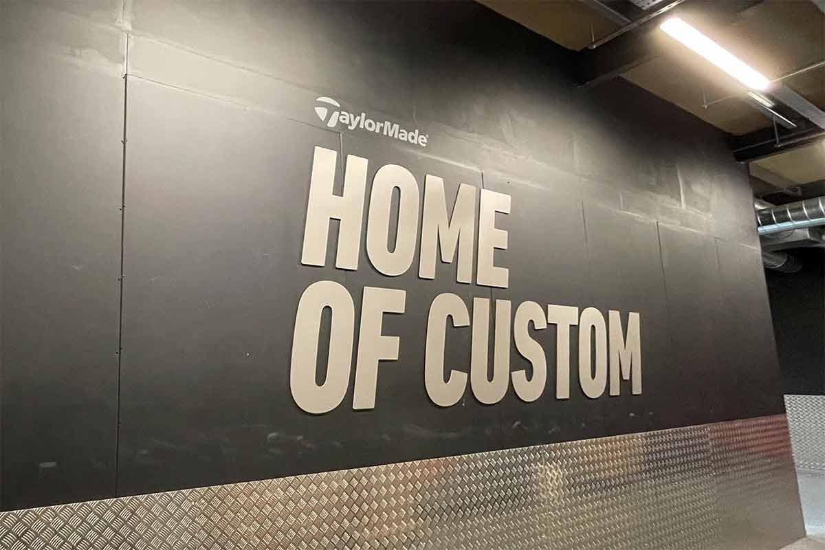 TaylorMade Home of Custom Schlägerfertigung ganz groß!