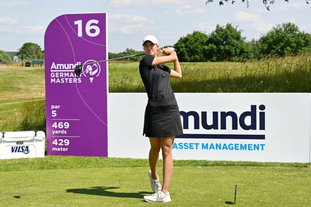 Alexandra Försterling geht beim Amundi German Masters 2024 als eine der Favoritinnen an den Start
