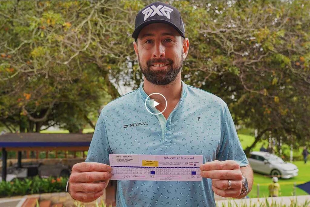 Cristobal Del Solar stellt mit seiner 57 (-13) bei der Astara Golf Championship 2024 auf der Korn Ferry Tour einen neuen PGA-Touren-Rekord auf (Foto: pgatour.com)