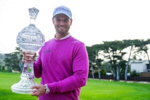 Wyndham Clark holt bei dem auf 54 Löcher verkürzten AT&T Pebble Beach Pro-Am 2024 seinen dritten Titel auf der PGA Tour (Foto: Picture Alliance)