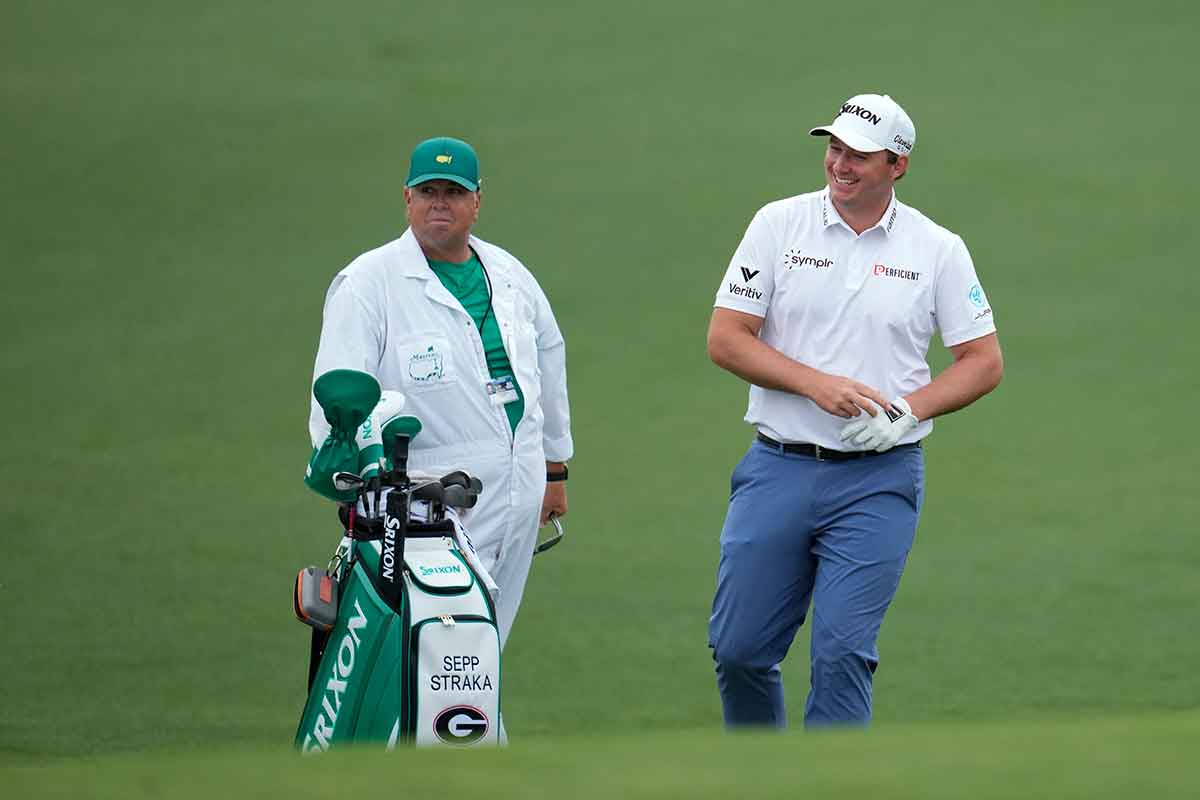 Sepp Straka mit Caddie Duane Bock (Foto: picture-alliance)