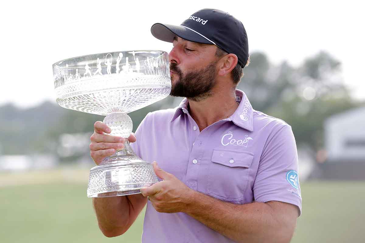 Stephan Jäger gewinnt die Texas Children's Houston Open 2024 und damit seinen ersten Titel auf der PGA Tour (Foto: picture-alliance)