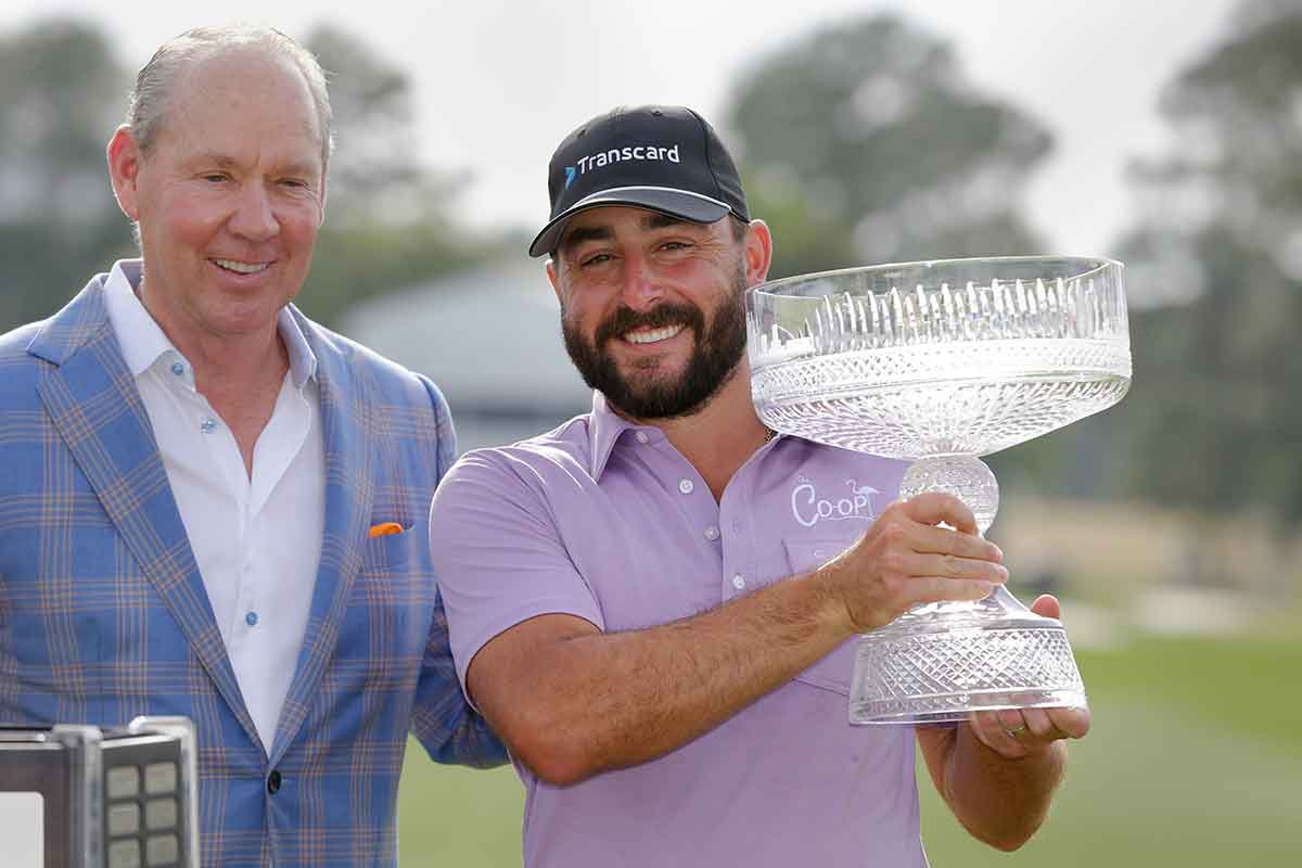 Stephan Jäger triumphiert bei der Texas Children's Houston Open 2024 und holt damit seinen ersten Titel auf der PGA Tour (Foto: picture-alliance)