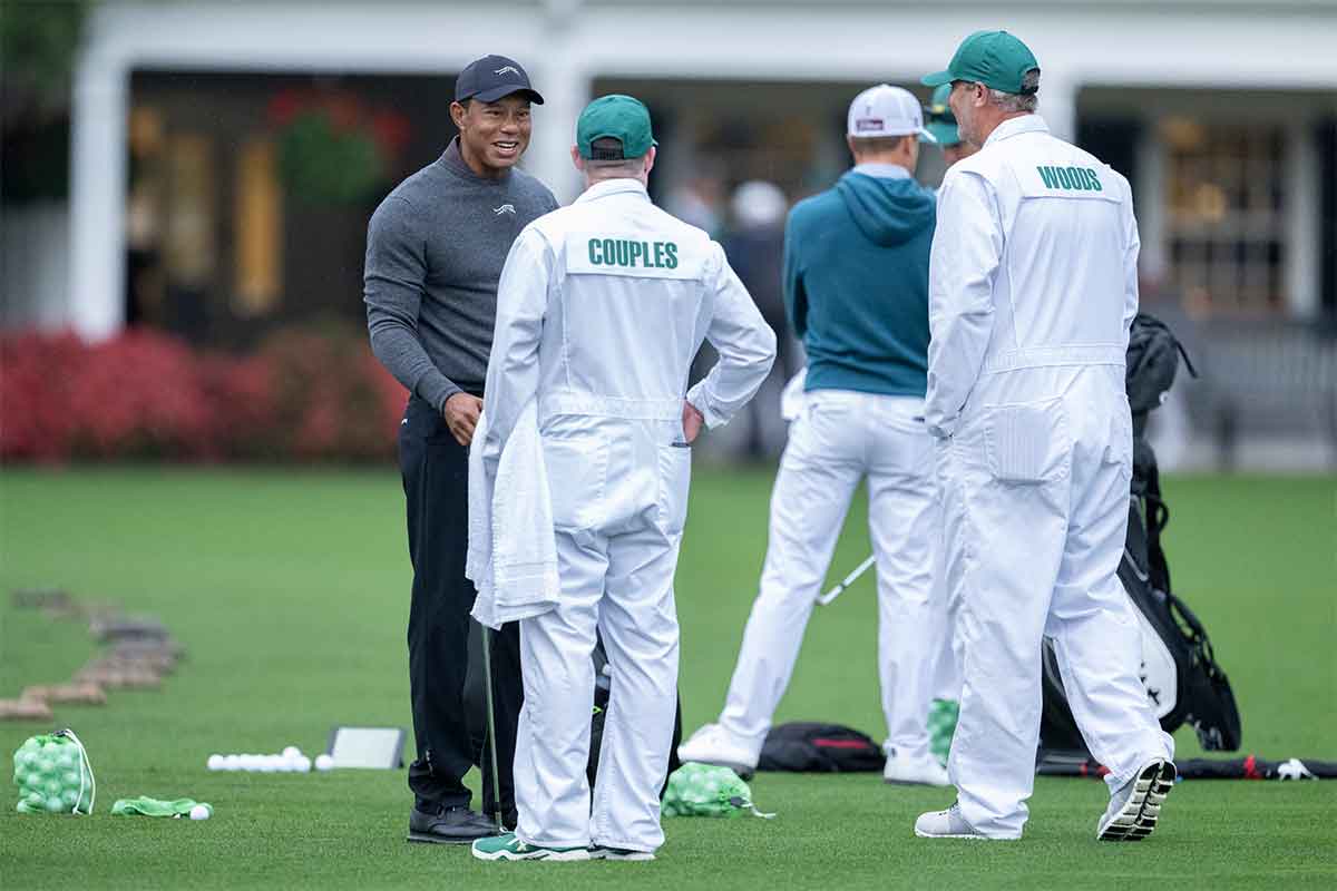 Tiger Woods während der Dienstags-Proberunde des 88. Masters 2024 (Foto: Augusta National Golf Club)