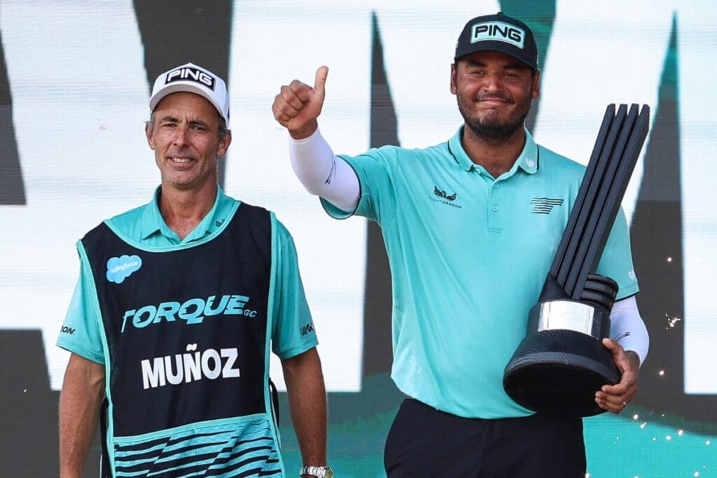 Sebastián Muñoz gewinnt das LIV Golf Indianapolis 2025 (Foto: Picture Alliance)