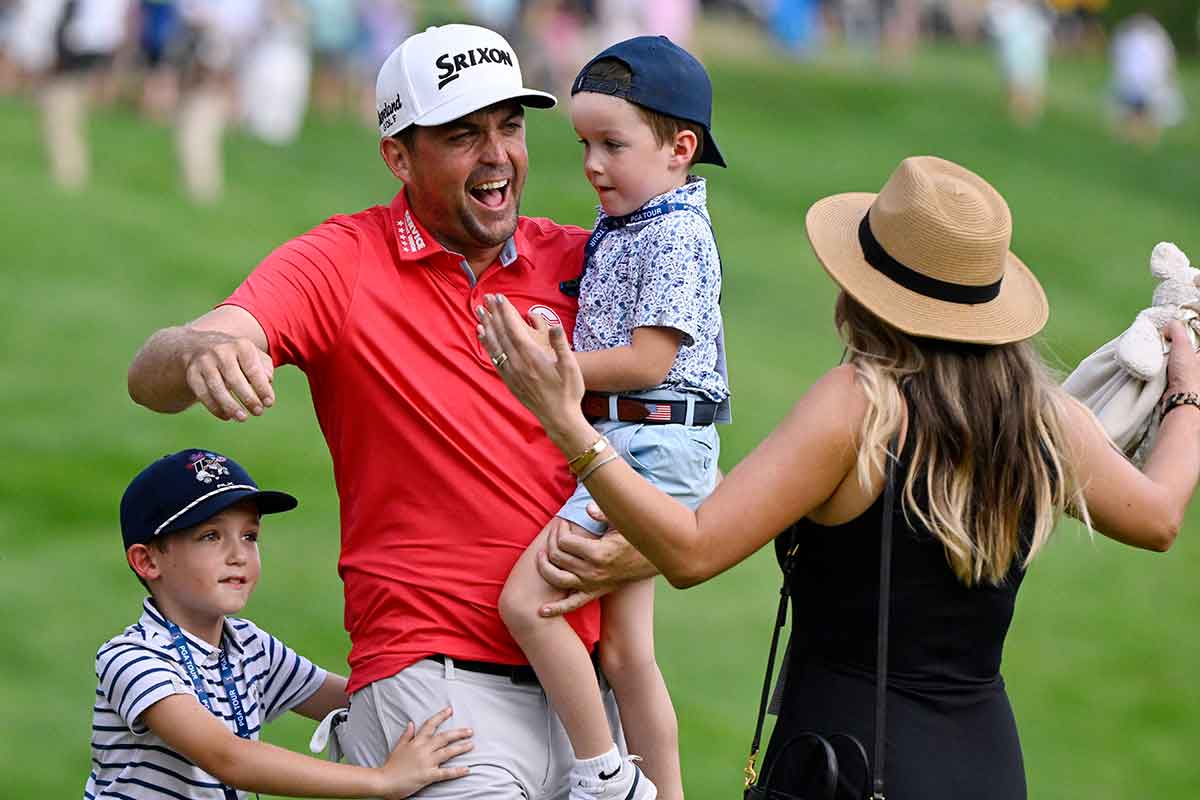 Keegan Bradley: Hinter der oft stürmischen Fassade steht ein Mann, der seine Erdung in der Familie findet (Foto: picture-alliance)