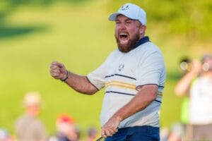 Shane Lowry holte den entscheidenden halben Punkt beim Ryder Cup 2025 (Foto: Picture Alliance)