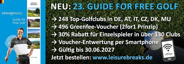 23. LeisureBREAKS Guide for Free Golf 2026/2027