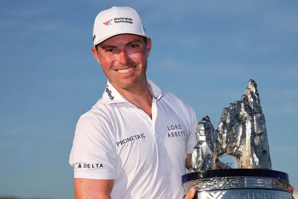 Cintura In Pelle Uomo PGA TOUR Center Welt | Larga 35 Mm Con Fibbia In Nichel Spazzolato