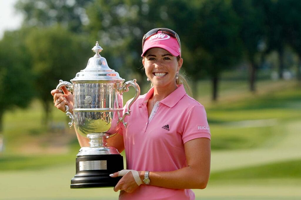 U.S. Women‘s Open 2010: Paula Creamer feiert ihren ersten Majorsieg (Foto: Picture Alliance)