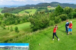 Der höchste Abschlag Deutschlands: Golfclub Waldegg-Wiggensbach in der Golfregion Allgäu