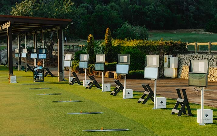 Toptracer-Technologie: Auf der Driving Range des Golf Son Muntaner