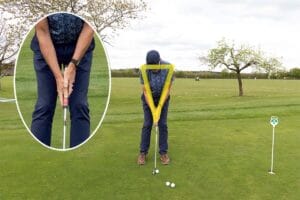 Das „magische“ Dreieck beim Puttschwung: Durch das Schwingen des Dreiecks den Putter bewegen