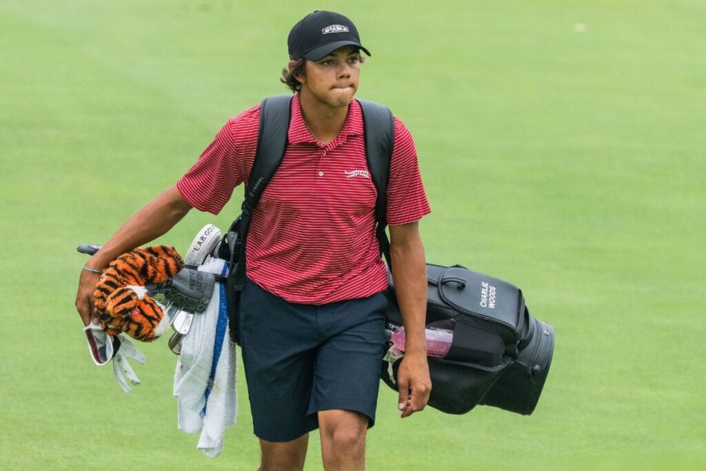Charlie Woods, Sohn von Tiger Woods, hat sich für ein College entschieden (Foto: Picture Alliance)