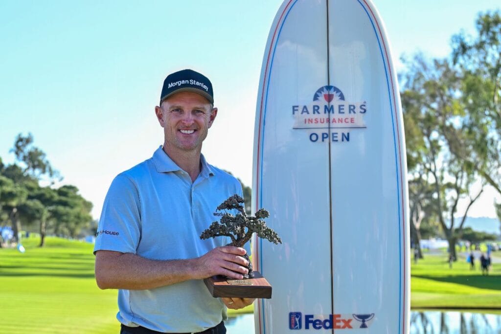 Justin Rose gewinnt die Farmers Insurance Open 2026 (Foto: Picture Alliance)