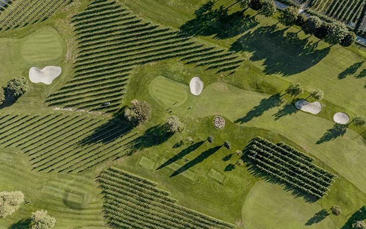 Das 5-Sterne La Maiena Resort ist Gründungsmitglied u. a. des Golfclubs Lana
