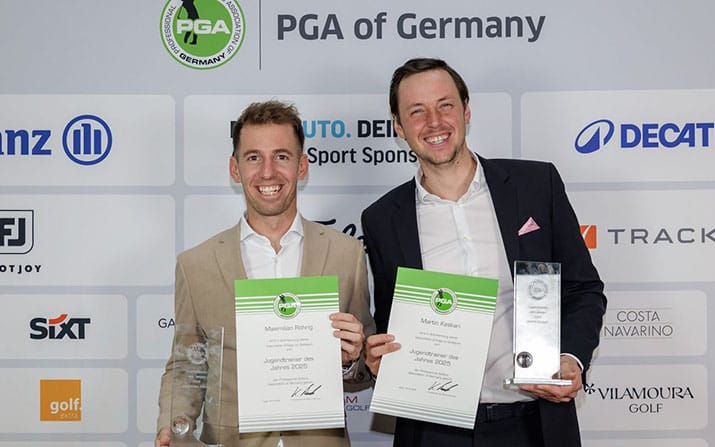 PGA Jugendtrainer des Jahres Maximilian Röhrig & Martin Keskari (Golfclub Neuhof)