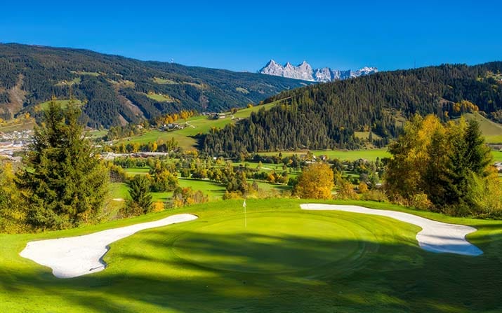 Golfregion Schladming-Dachstein: die malerische 27-Loch-Anlage des Golfclub Radstadt inkl. „Birdie-Jet-Gondel“