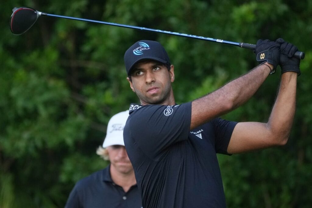 Aaron Rai gewinnt den Par 3 Contest beim Masters 2026 (Foto: Picture Alliance)