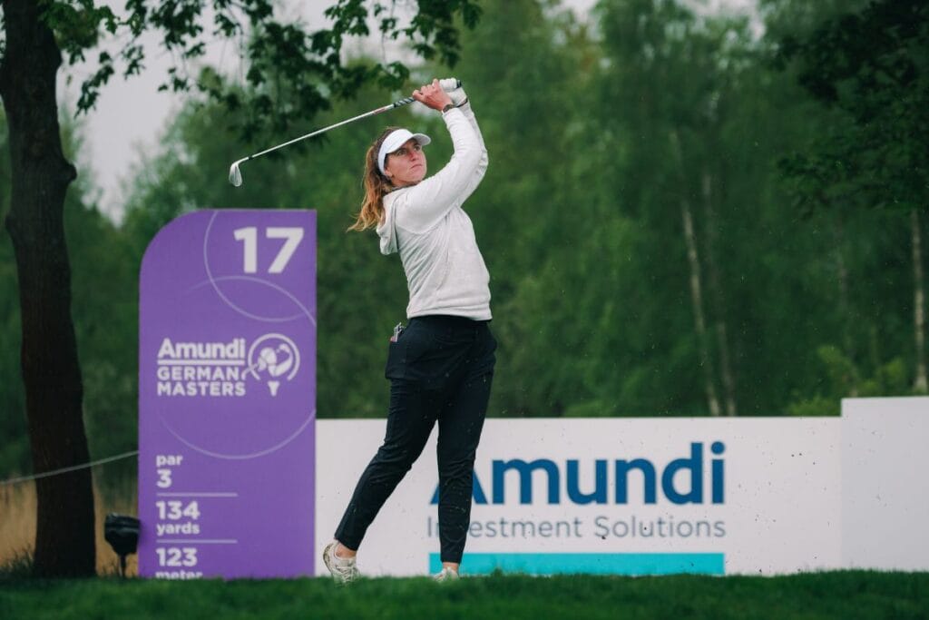 Leonie Harm bildet gemeinsam mit Esther Henseleit die deutsche Doppelführung zum Auftakt des Amundi German Masters 2026 (Foto: Tristan Jones/LET)