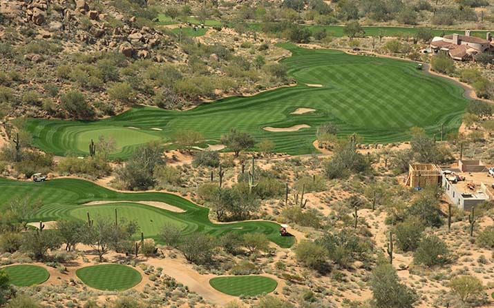 Sorgenkind Wasser im Golfsport: Welche Flächen und Plätze sind verzichtbar? (Foto: picture-alliance)